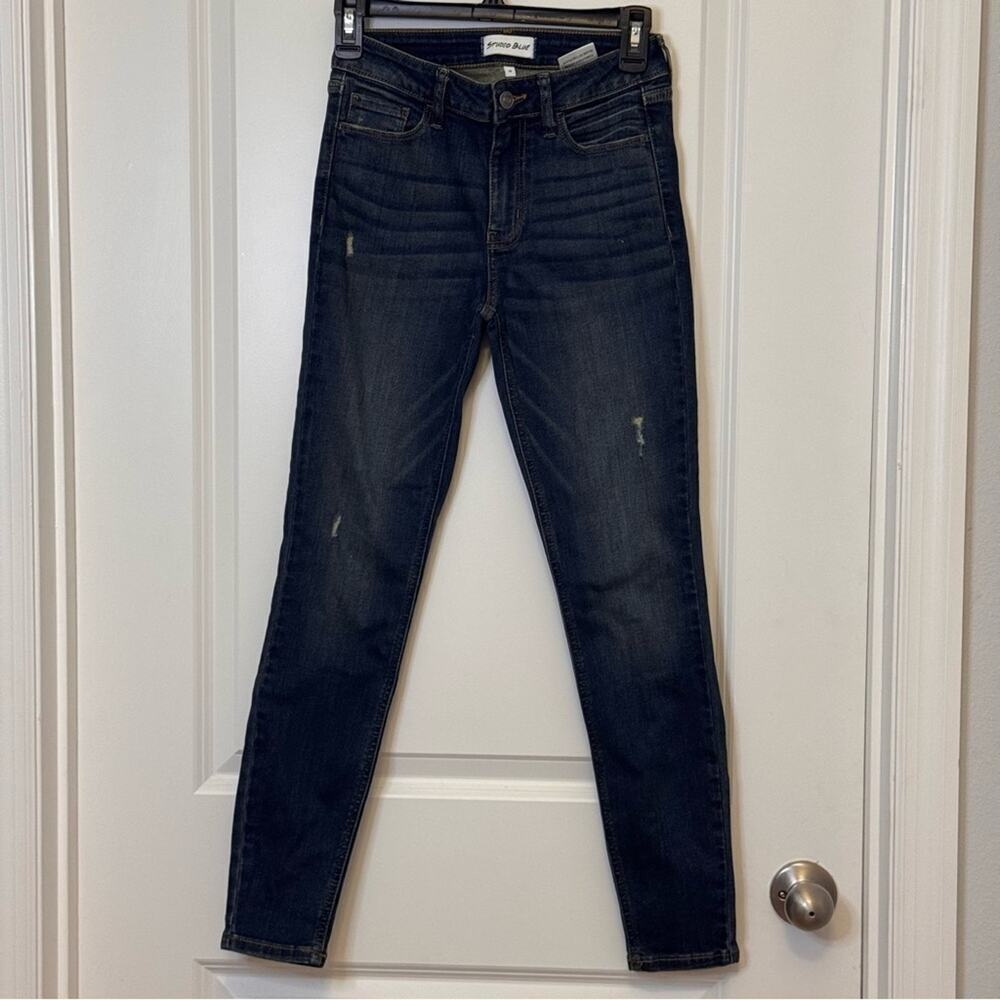 Studio Blue Skinny Jeans with Tapered Leg - Picture 1 of 4